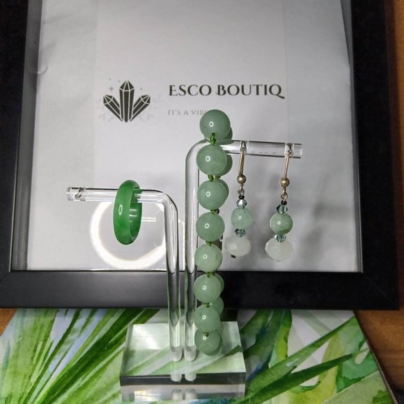 Jade 3-Piece Set Jewelry - Picture 1 of 3